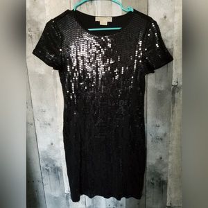 ☆Price Drop☆ Michael Kors Black Sequin Mini Dress